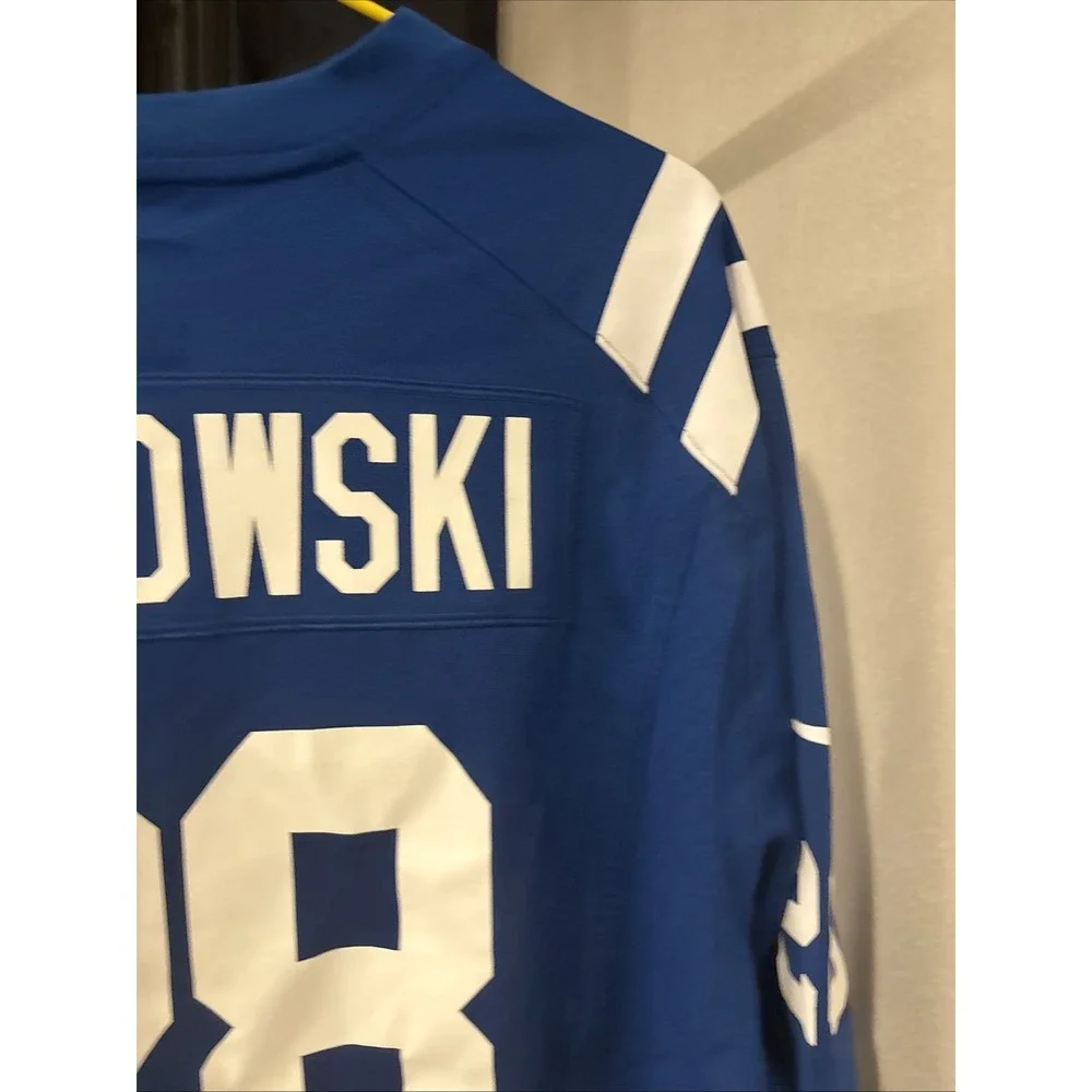 Nike NFL Indianapolis Colts Tom Zbikowski #28 Jersey Men's XL Game On-Field 2012